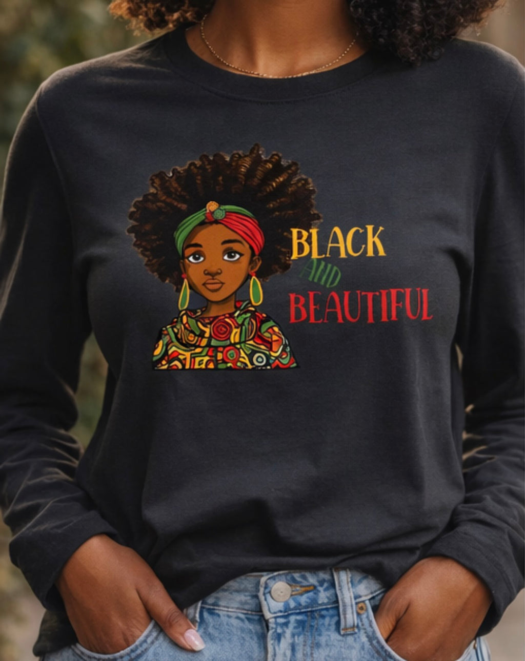Black and Beautiful Tee